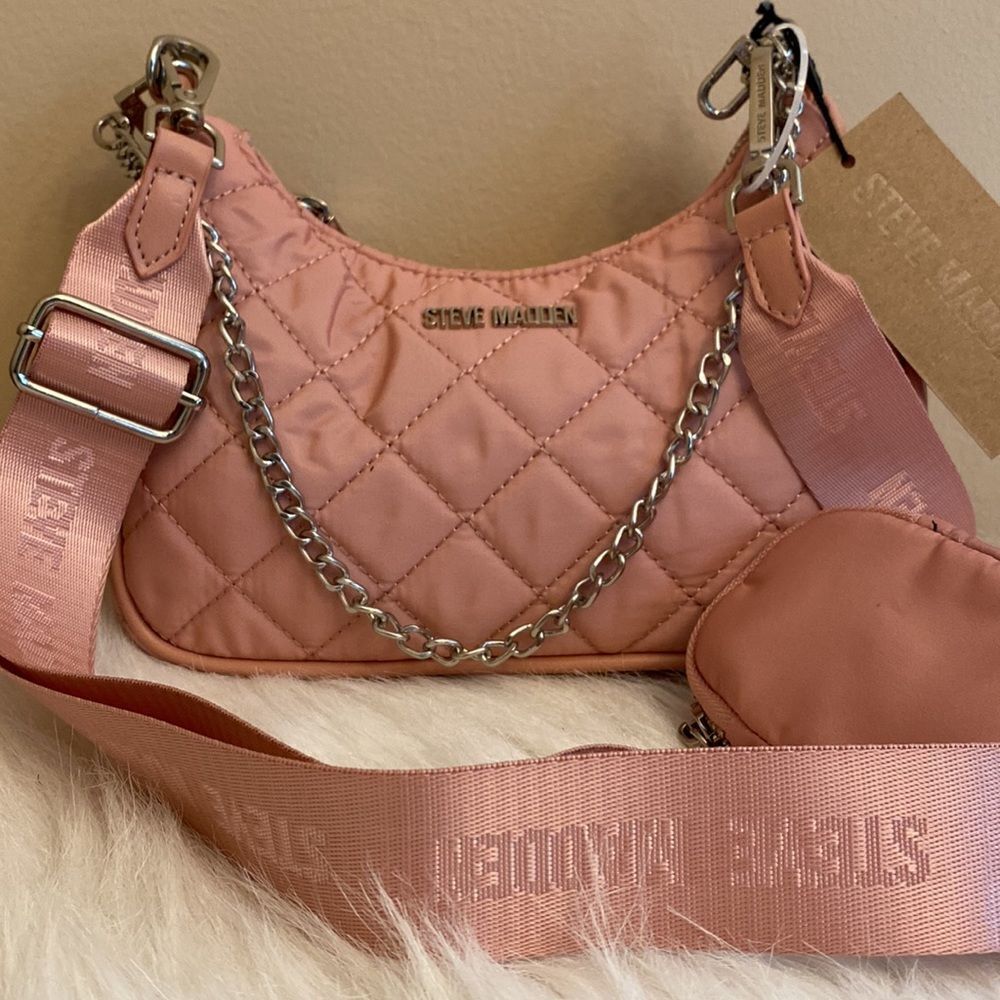 NWT Steve Madden (Btamela) Crossbody w/ AirPod Pouch- Peach - Picture 2 of 16